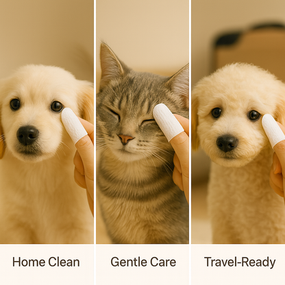 Pet Ear Cleaner Finger Wipes