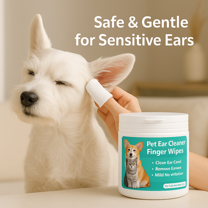 Pet Ear Cleaner Finger Wipes