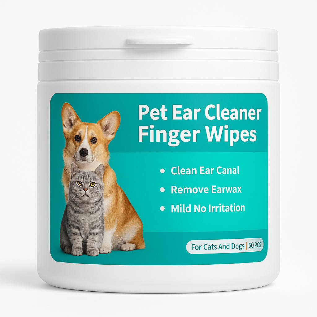 Pet Ear Cleaner Finger Wipes