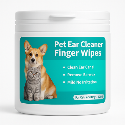 Pet Ear Cleaner Finger Wipes